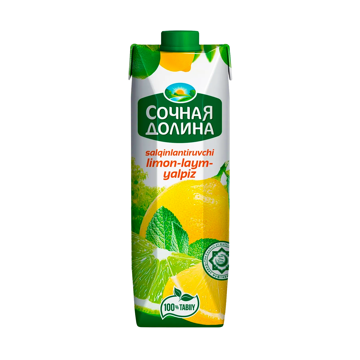 СОК ЛИМОН И МЯТА "СОЧНАЯ ДОЛИНА"