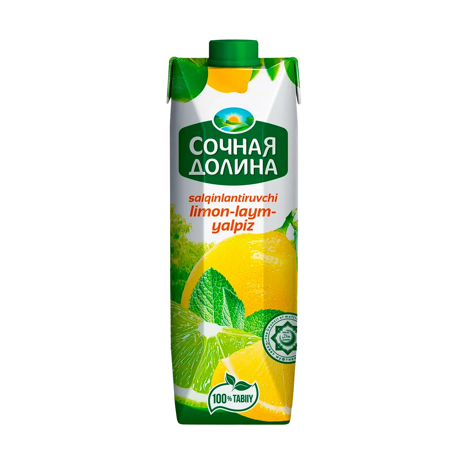 СОК ЛИМОН И МЯТА "СОЧНАЯ ДОЛИНА"