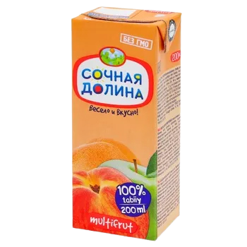 СОК МУЛЬТИФРУКТ "СОЧНАЯ ДОЛИНА"